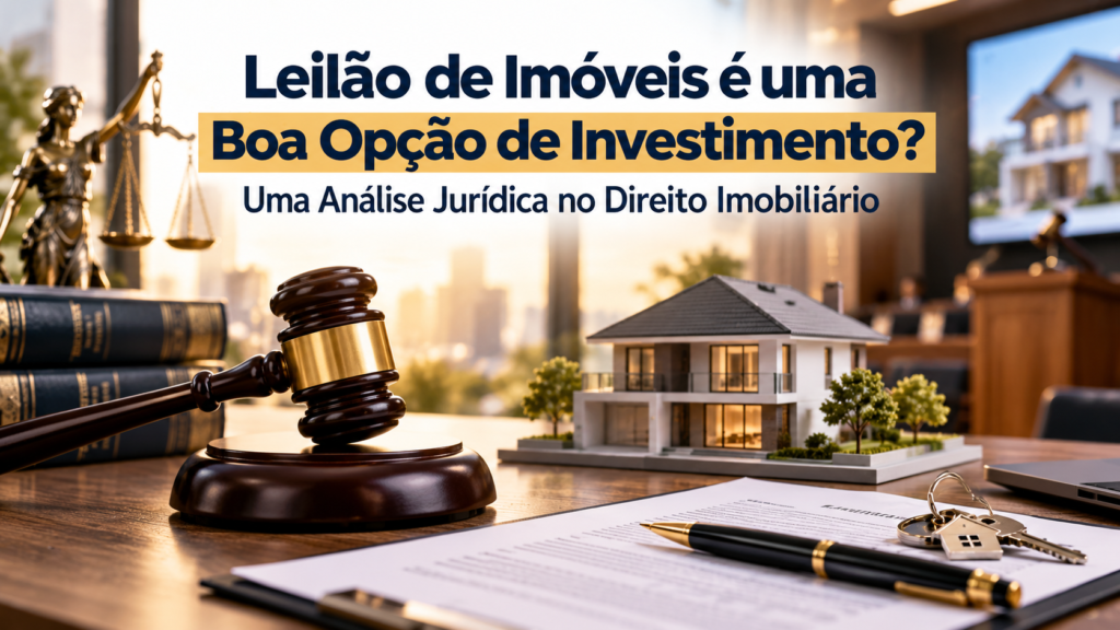 Leilão de Imóveis é uma Boa Opção de Investimento? Uma Análise Jurídica no Direito Imobiliário